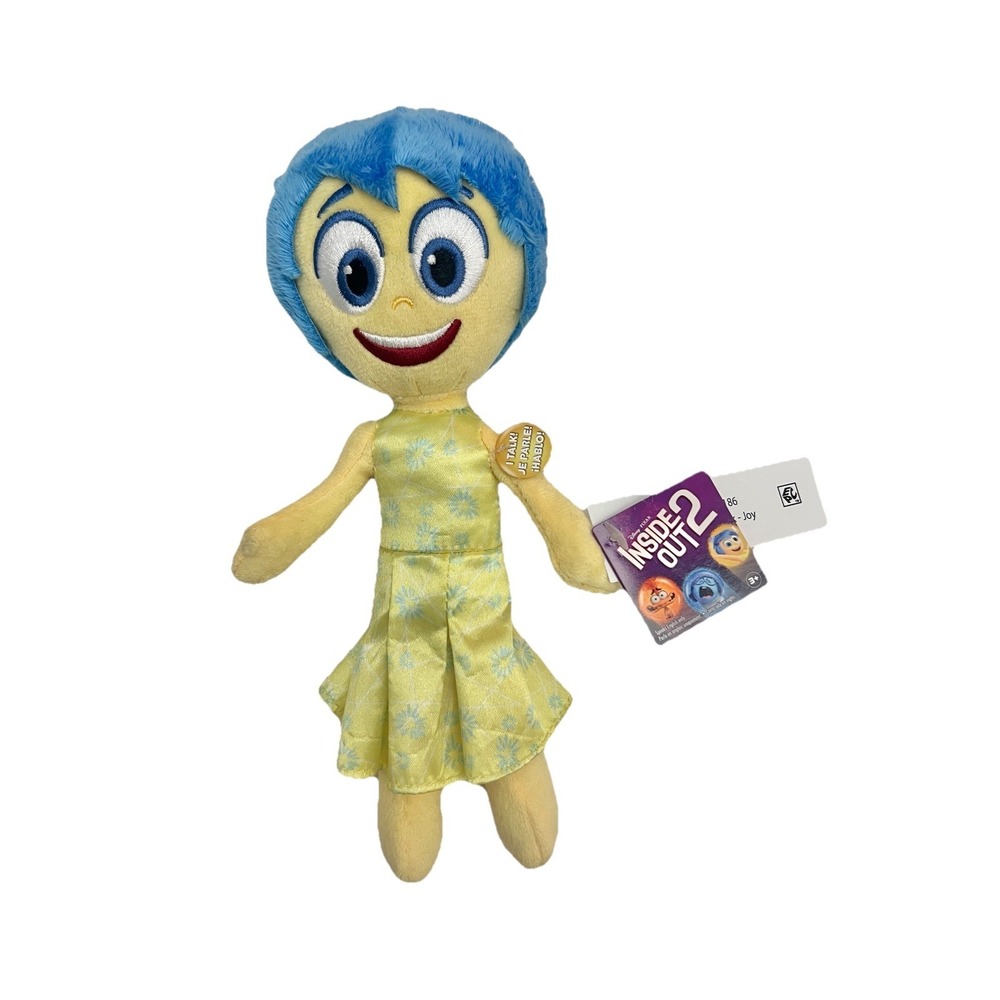 Inside Out 2 Joy Plush Toy Talk Just Play Disney Pixar Movie Collectible‎